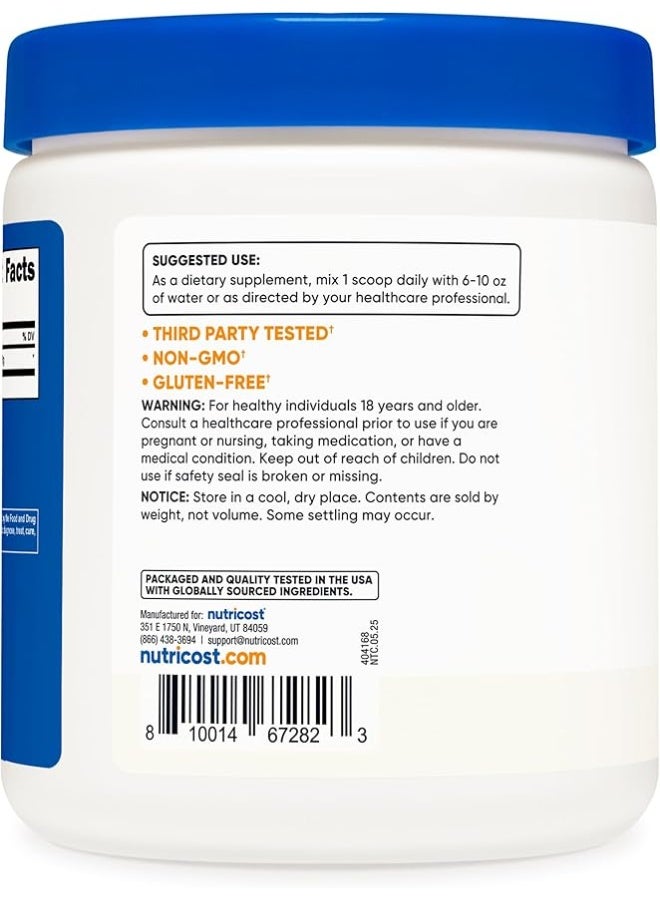 Nutricost, Glycine, Unflavored, 16 oz (454 g) - Image 3